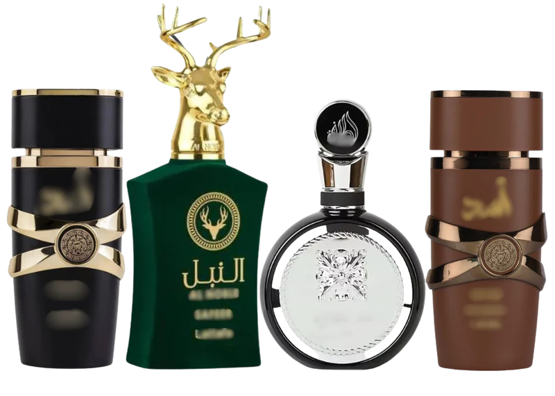 PROMOÇÃO COMPRE 1 LEVE 4 - Coleção Árabe Masculina Dubai Mall - Pré Esquenta Black Friday! 🔥 - 100ml Cada